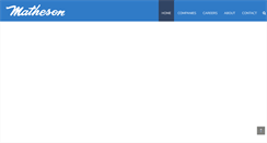 Desktop Screenshot of mathesoninc.com